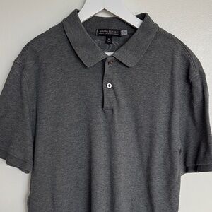 Banana Republic Charcoal Grey Polo Shirt for Men